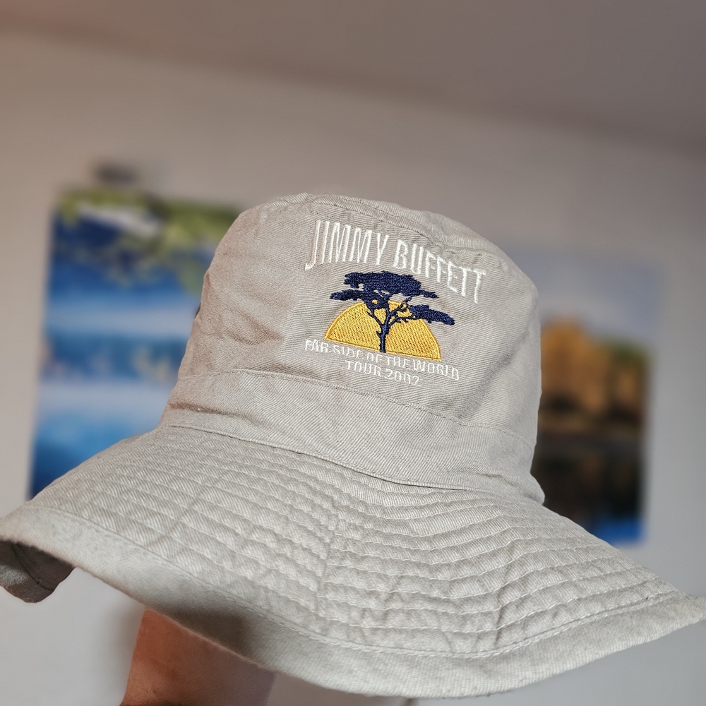 Jimmy Buffett Far side of the world tour 2002 Safari fishing bucket